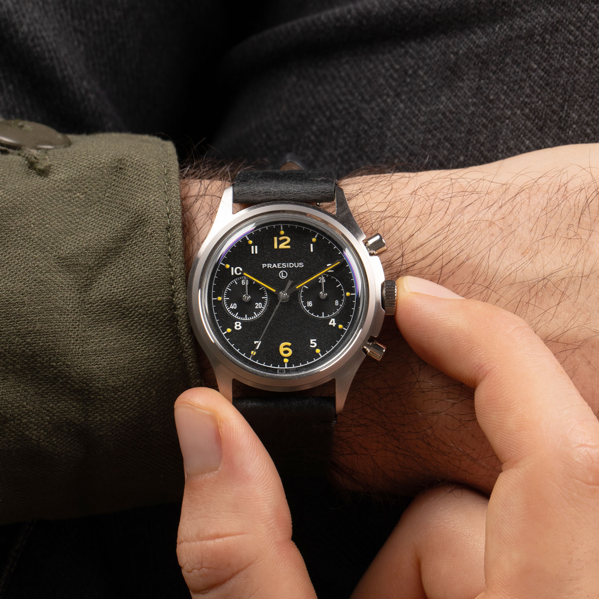 PAC-76 Black Leather