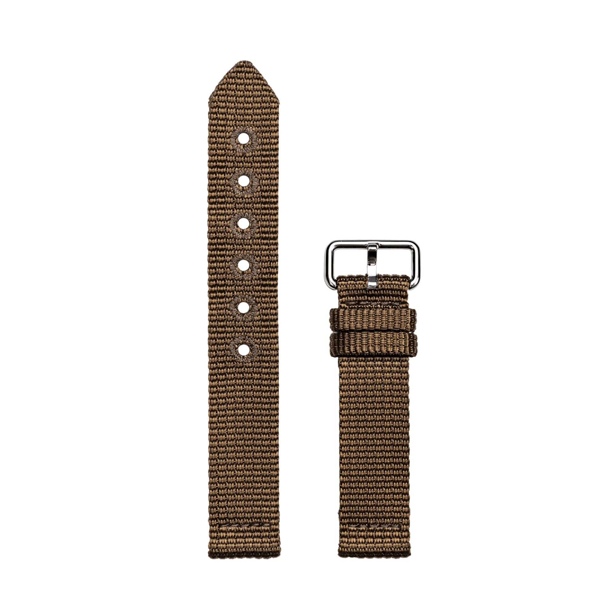 Brown Nylon Watch Strap (22mm) | Vintage Watch | Praesidus