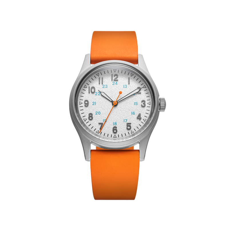 Arctic Field White field watch, front view