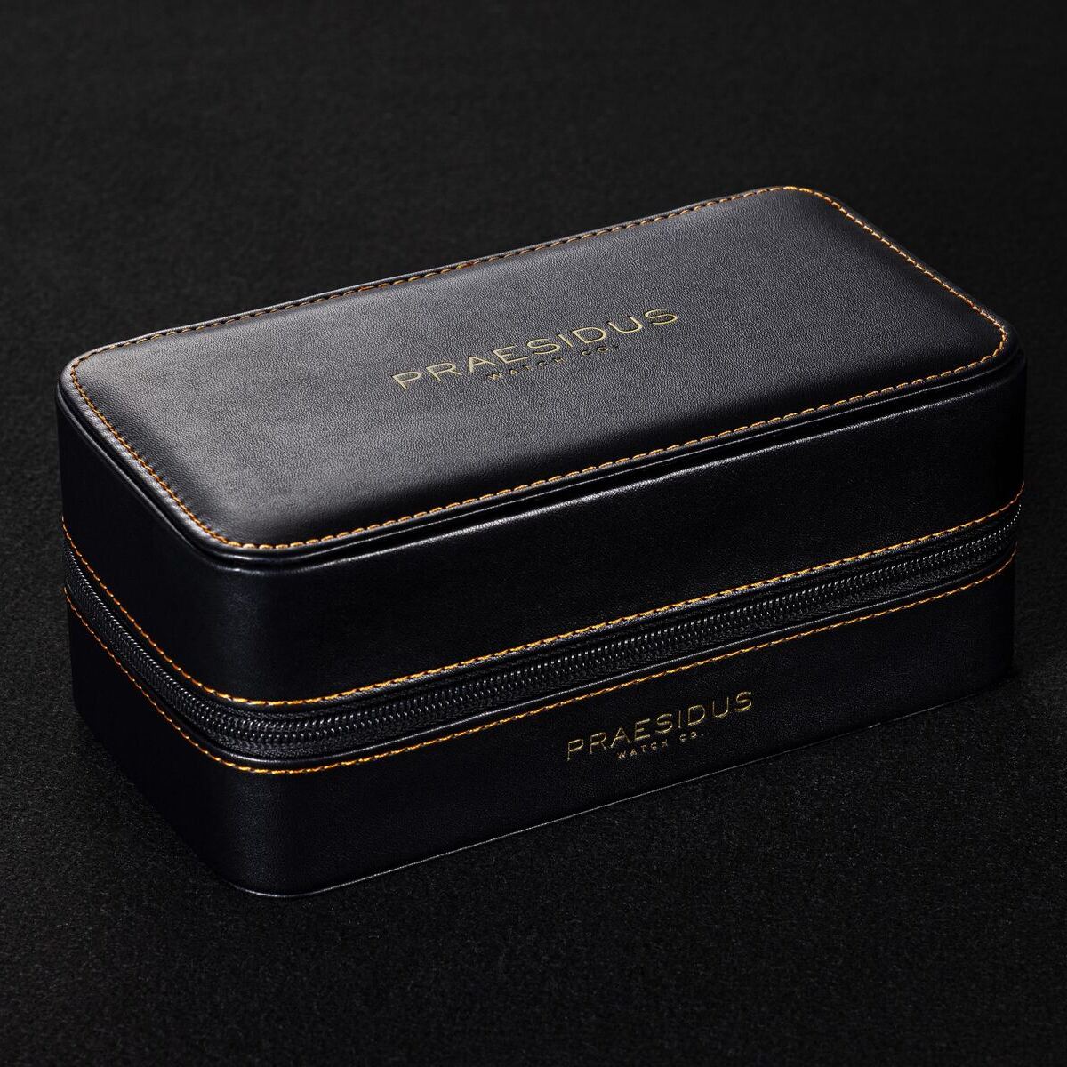 Three limited-edition Iwo Jima 80th anniversary military field watches in black display case