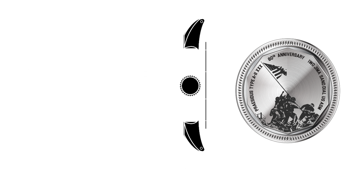 watch size guide WWII commemorative collector's piece