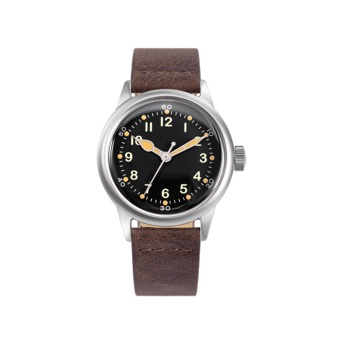Service Watch - Black Leather