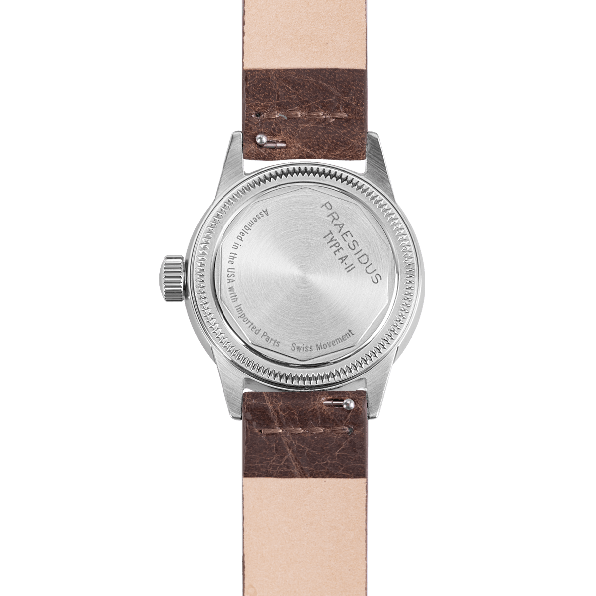 Service Watch - White Leather - Praesidus
