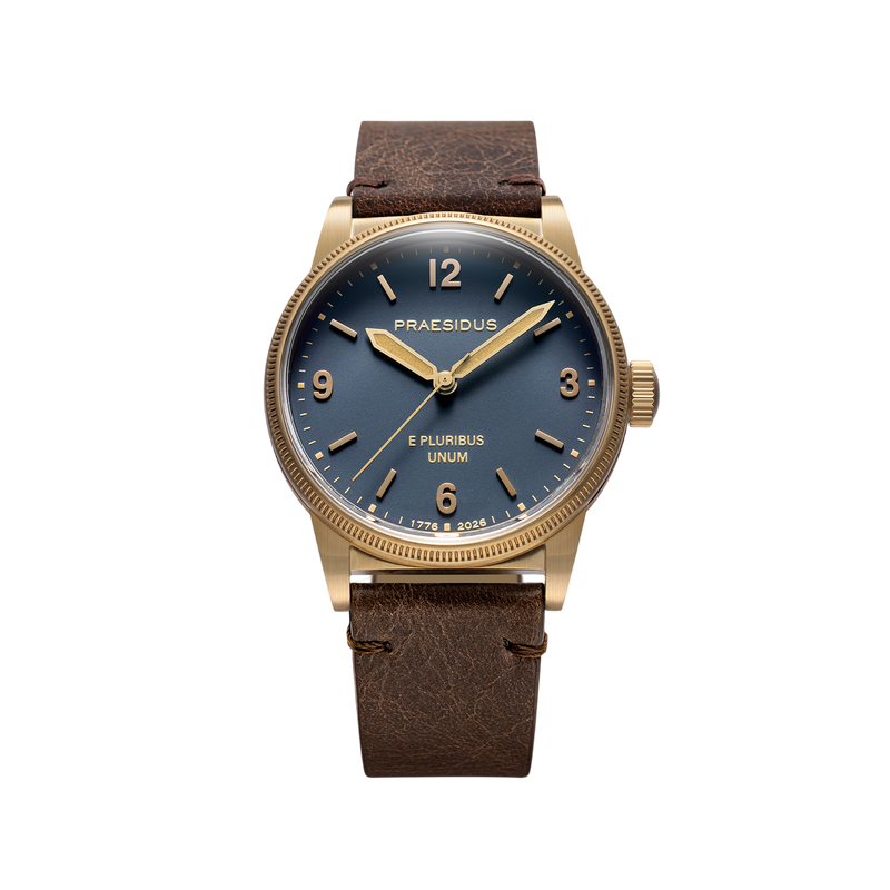 250th Anniversary Bronze - Dark Brown Leather