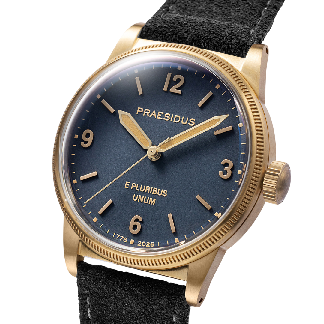 250th Anniversary Bronze - Black Leather