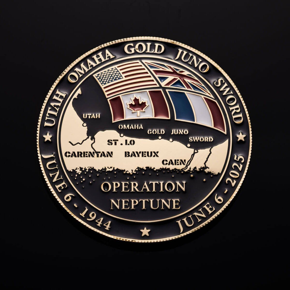 81st Anniversary of D - Day Commemorative Coin - Praesidus