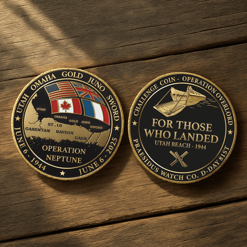 81st Anniversary of D - Day Commemorative Coin - Praesidus
