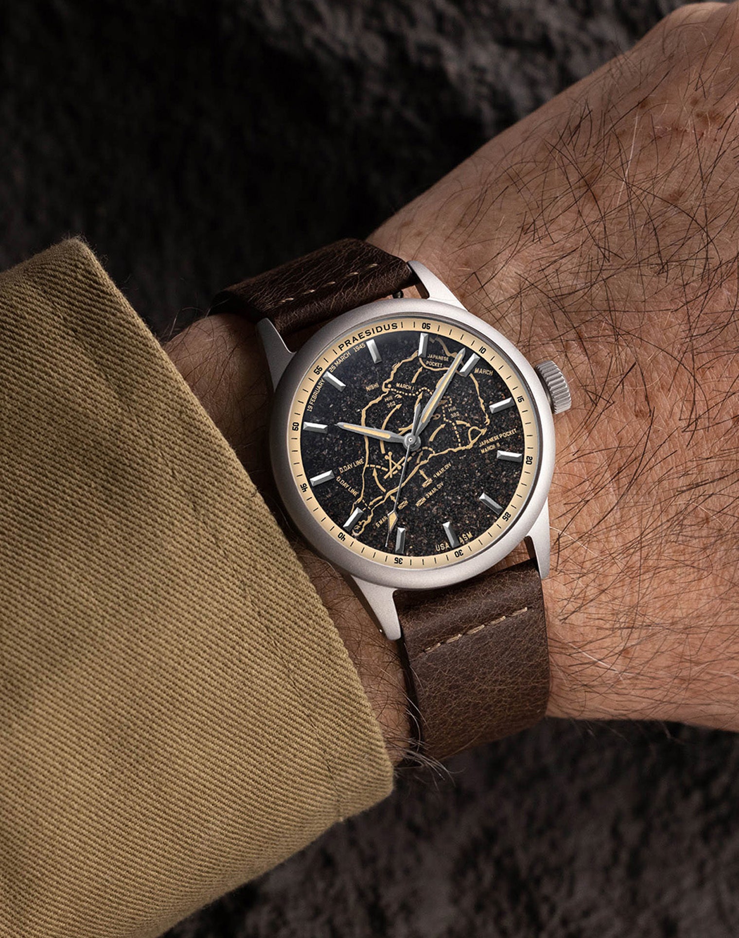 Victory Sands Cream - Iwo Jima Watch | Praesidus