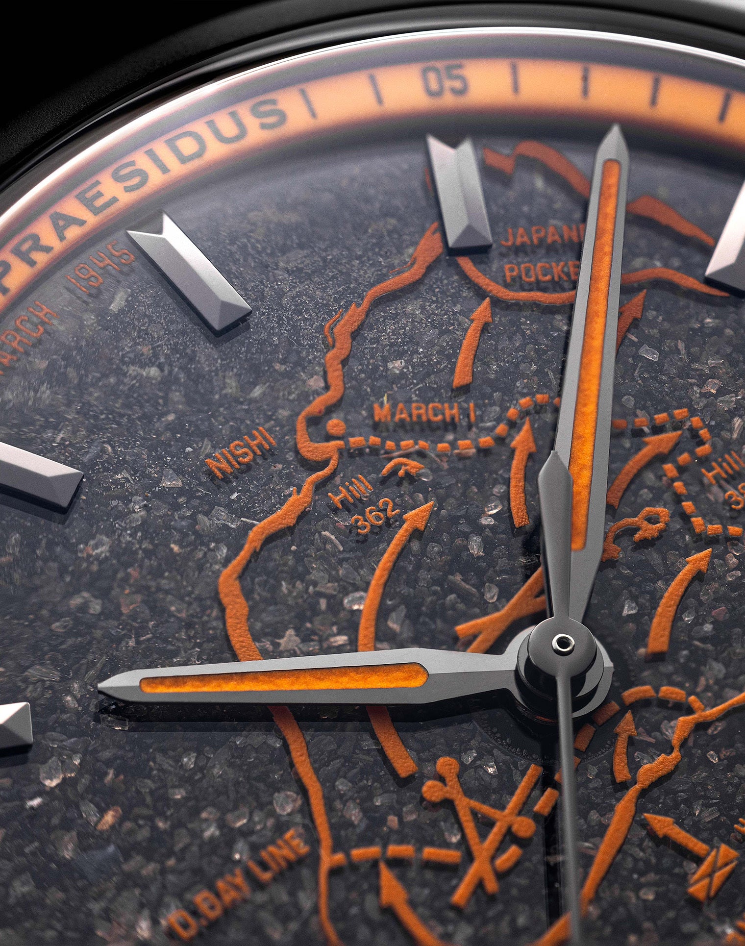 Victory Sands Orange - Iwo Jima Watch | Praesidus