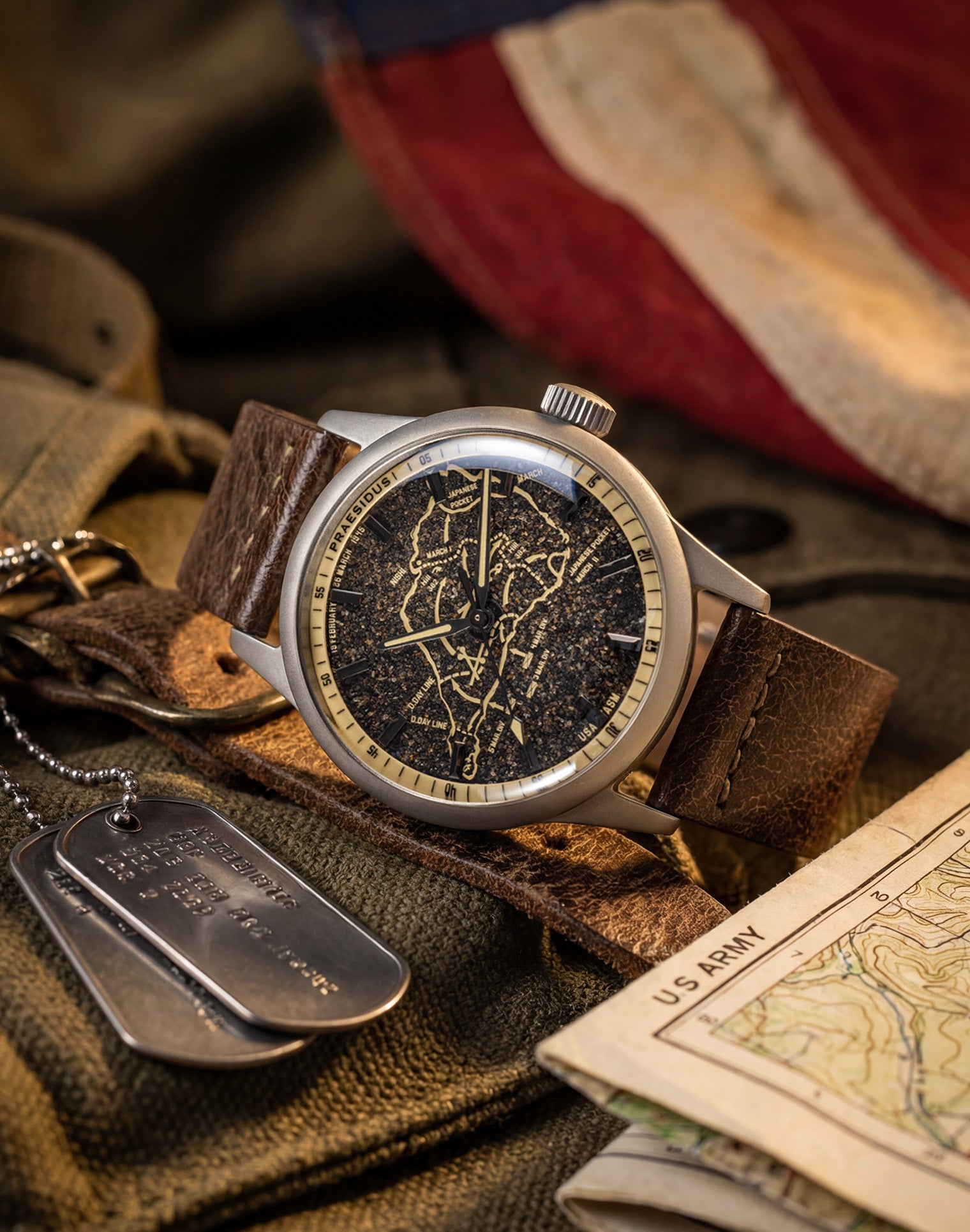 Victory Sands Cream - Iwo Jima Watch | Praesidus