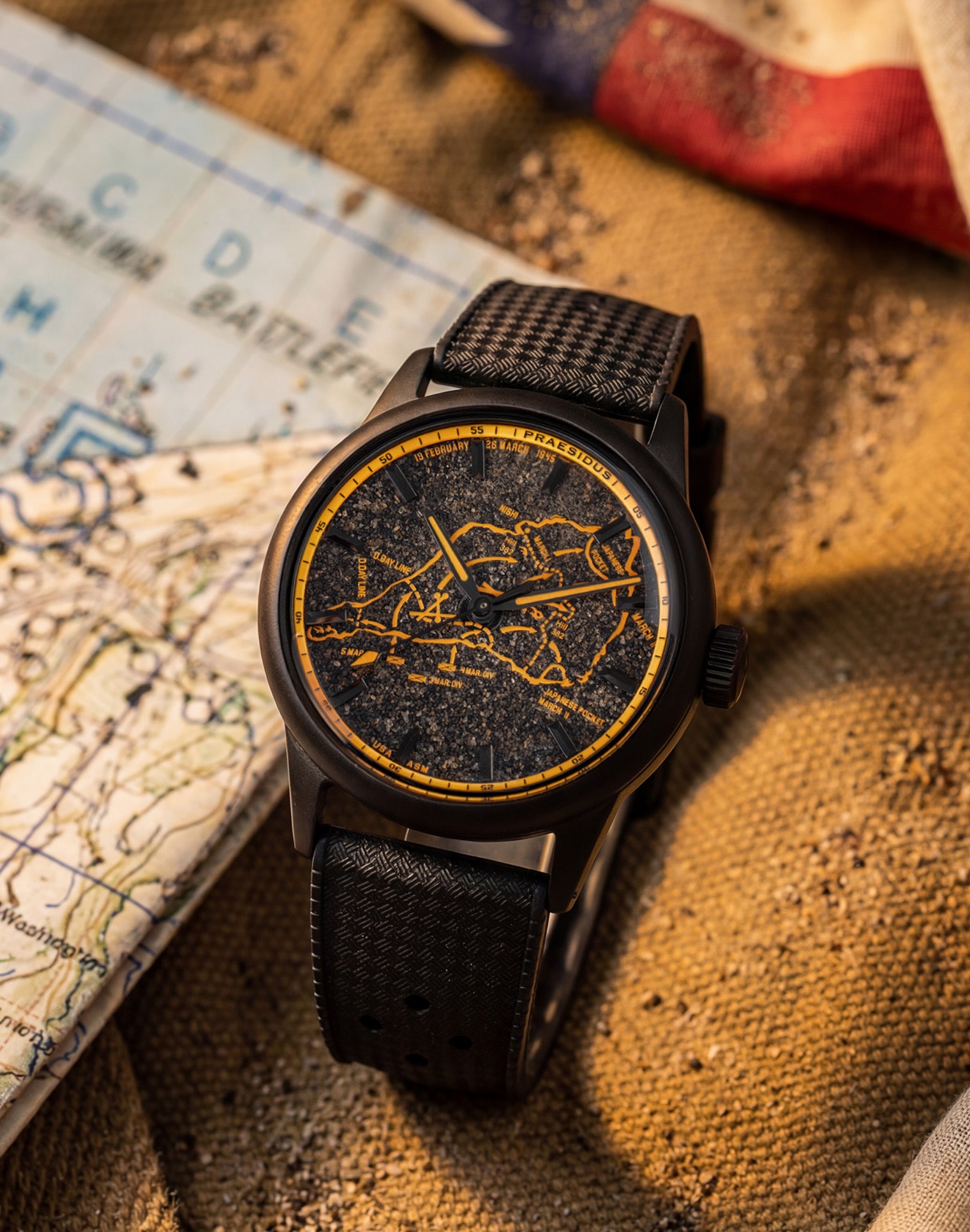 Victory Sands Orange - Iwo Jima Watch | Praesidus