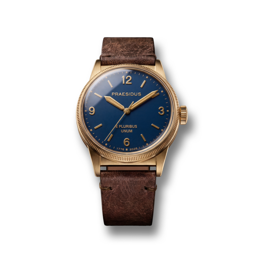250th Anniversary Bronze - Dark Brown Leather