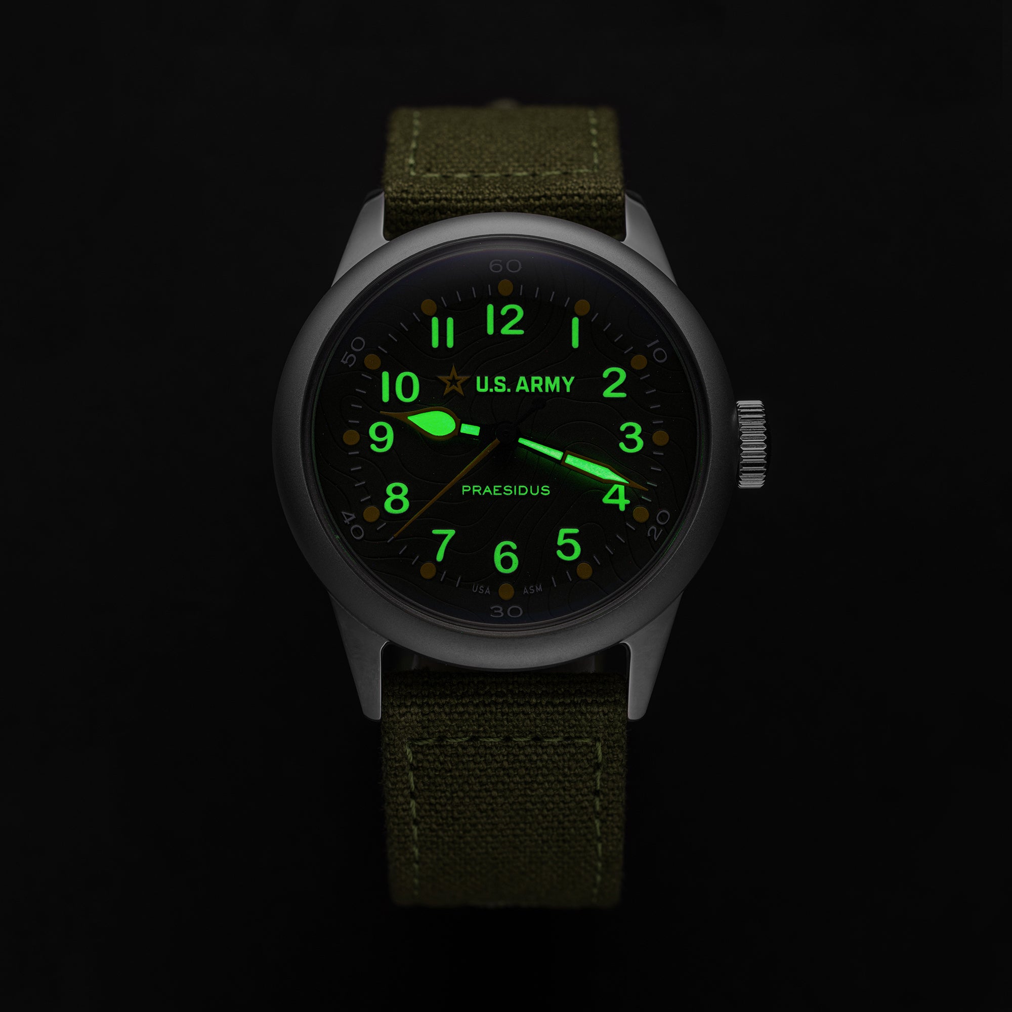 A-11 U.S. Army Topo Green Automatic