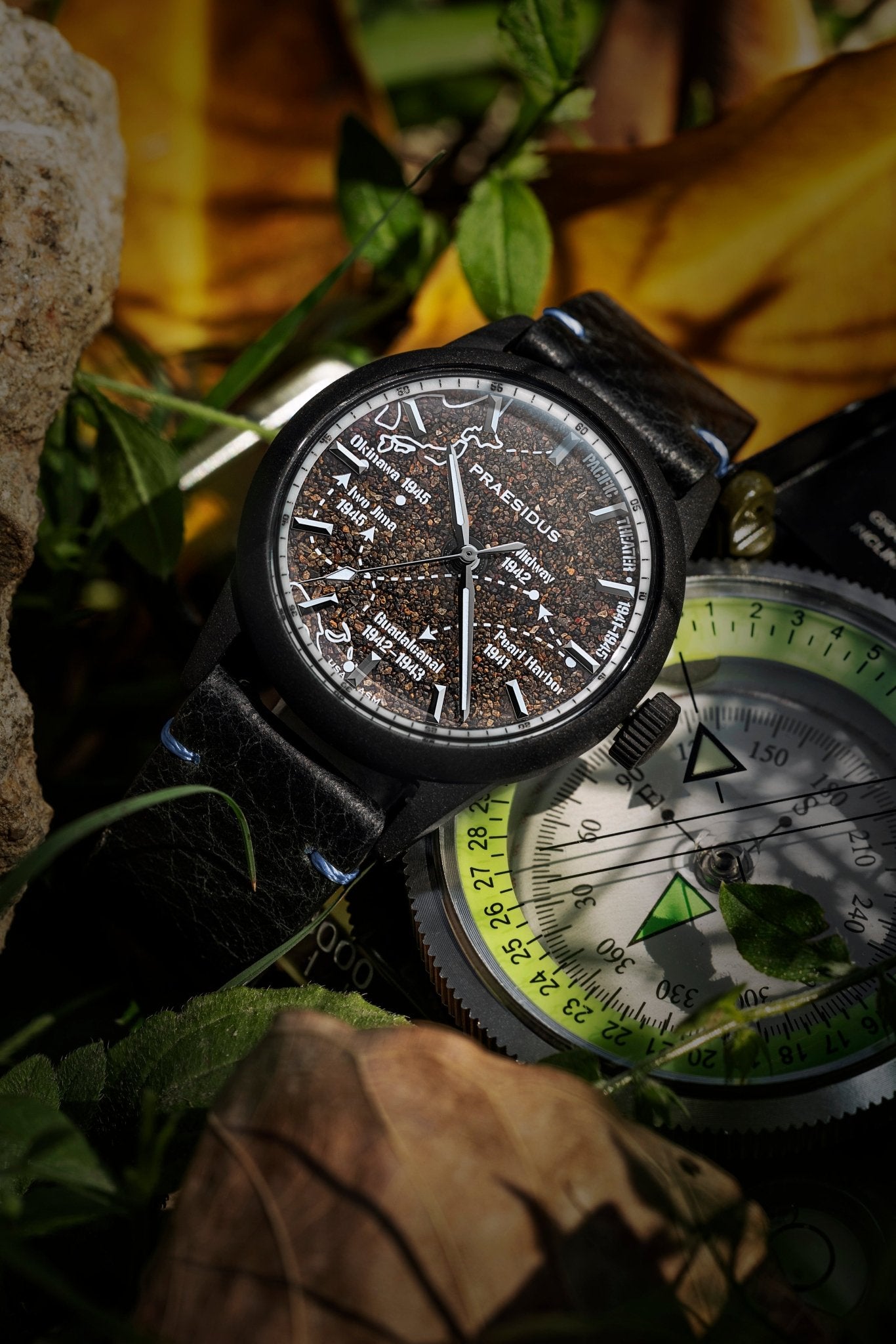 A-11 Pacific Front Abyss Blue - Iwo Jima Watch | Praesidus