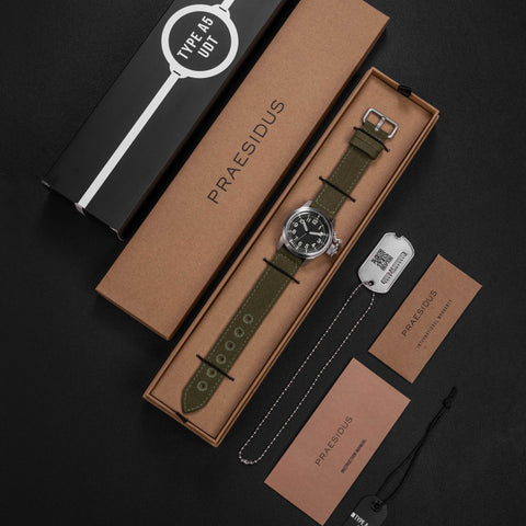 A - 5 UDT: Stock Green Canvas - Praesidus