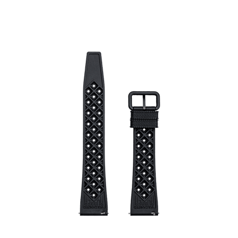 Black Tropic Rubber Strap - Praesidus