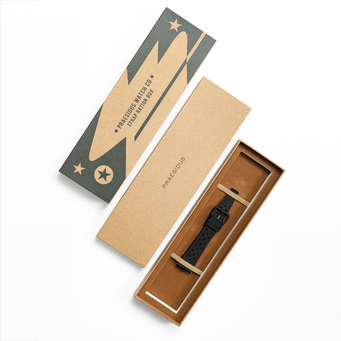 Black Tropic Rubber Strap - Praesidus