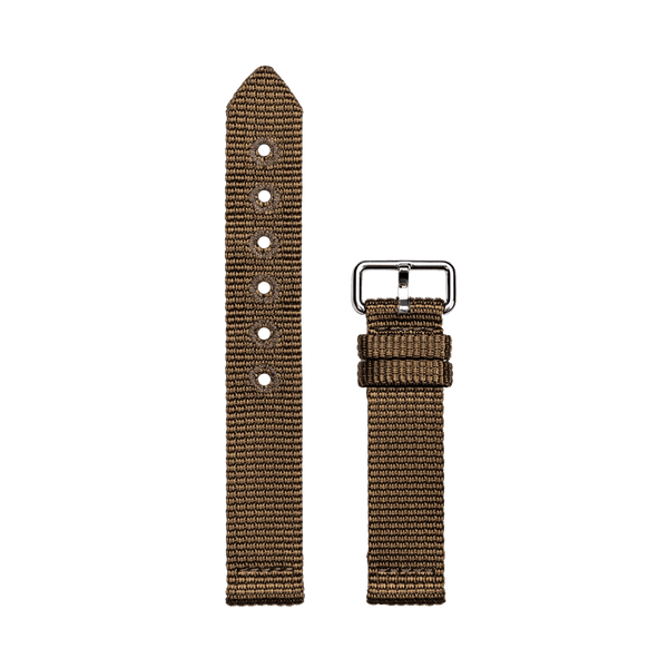 Brown Nylon Watch Strap (22mm) | Vintage Watch | Praesidus