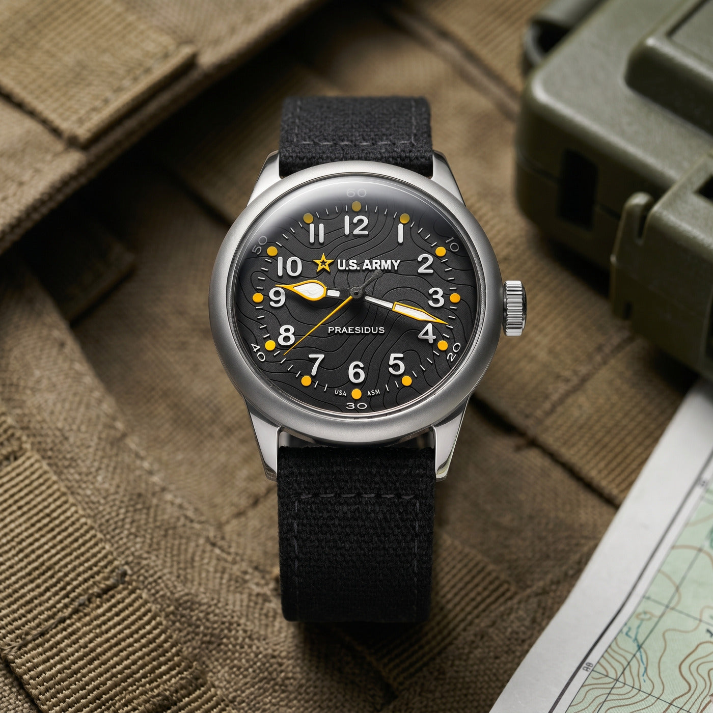 A-11 U.S. Army Topo Black Automatic