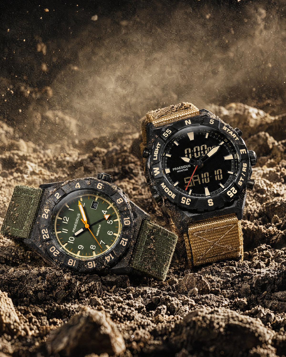 MONTAR Ana-Digi and GMT on rocky terrain