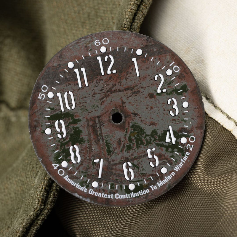 A-11 LMUV Oddball one-of-one dial cut from WWII Willys MB jeep steel