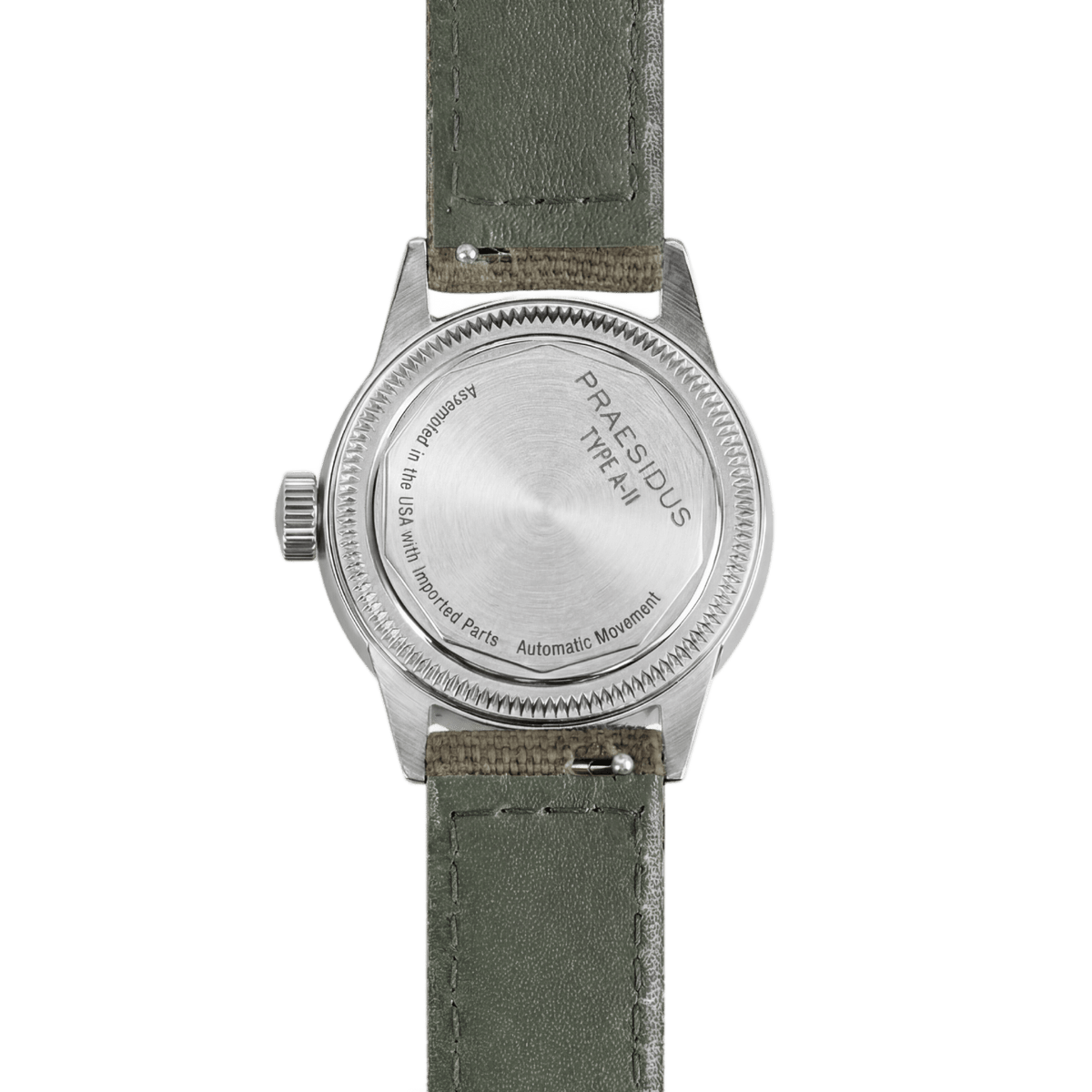 Service Watch - White Canvas - Praesidus
