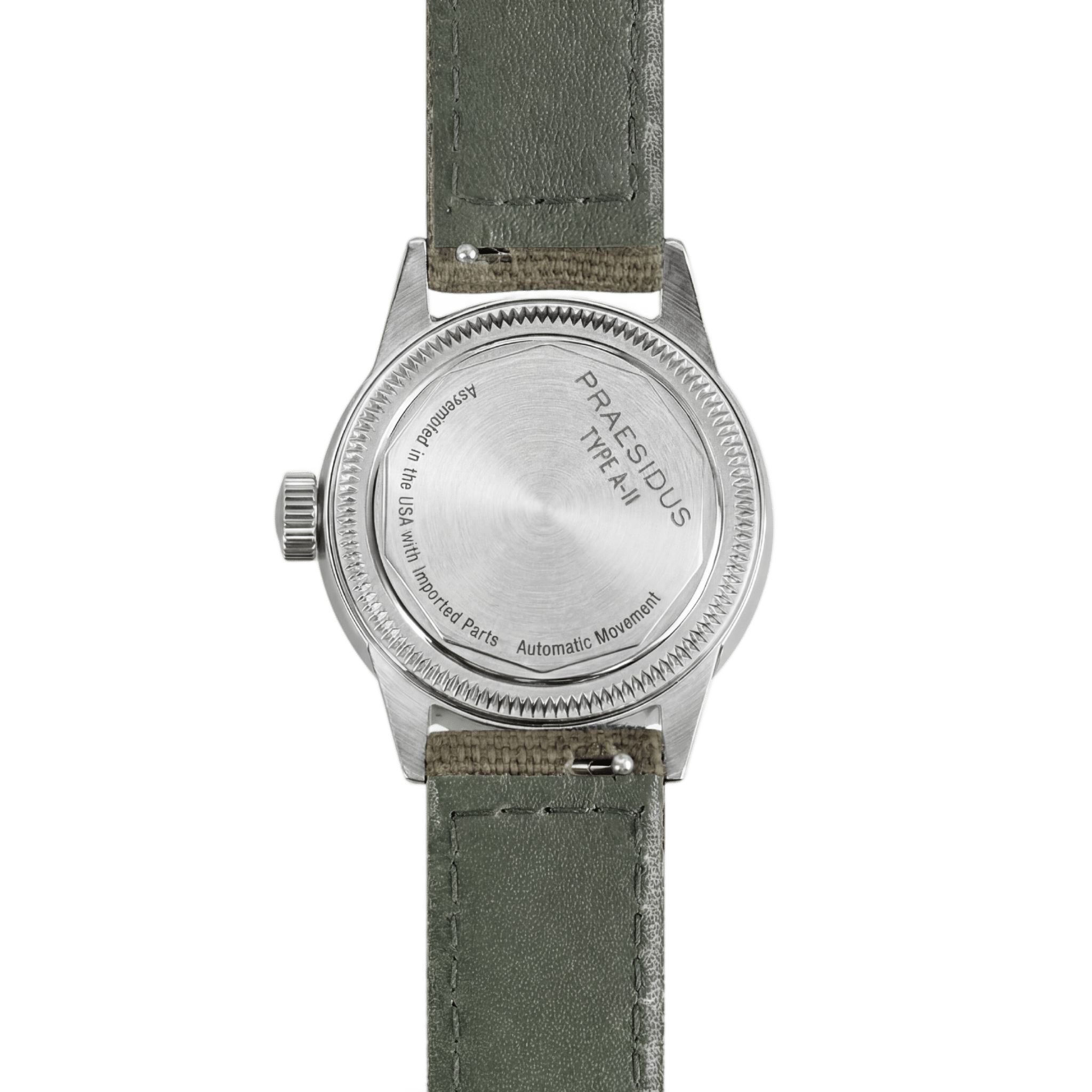 Service Watch - White Canvas - Praesidus