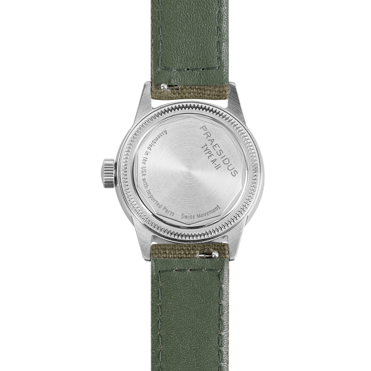Service Watch - White Canvas - Praesidus