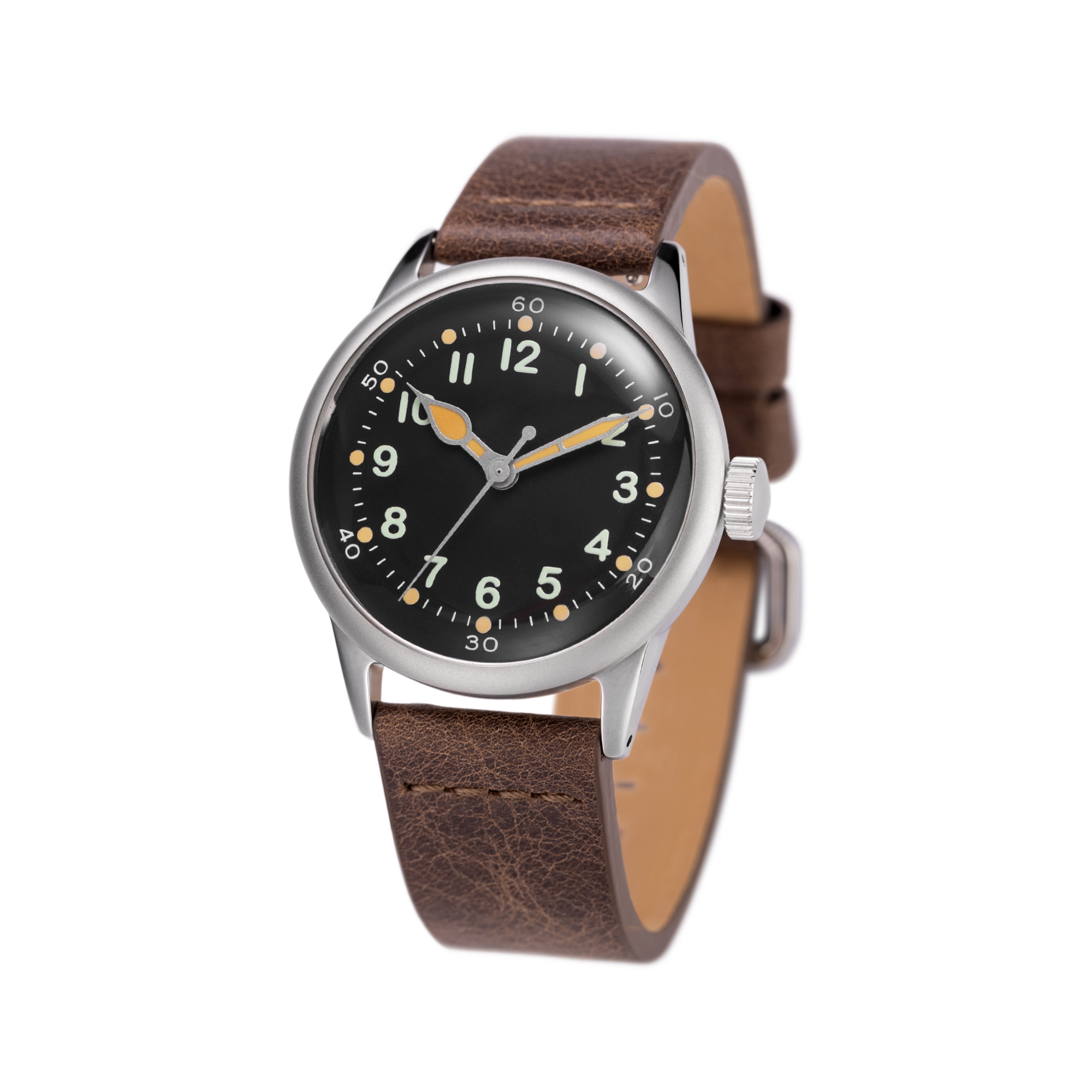 Black Dial Military Watch With Canvas Strap Tom Rice
