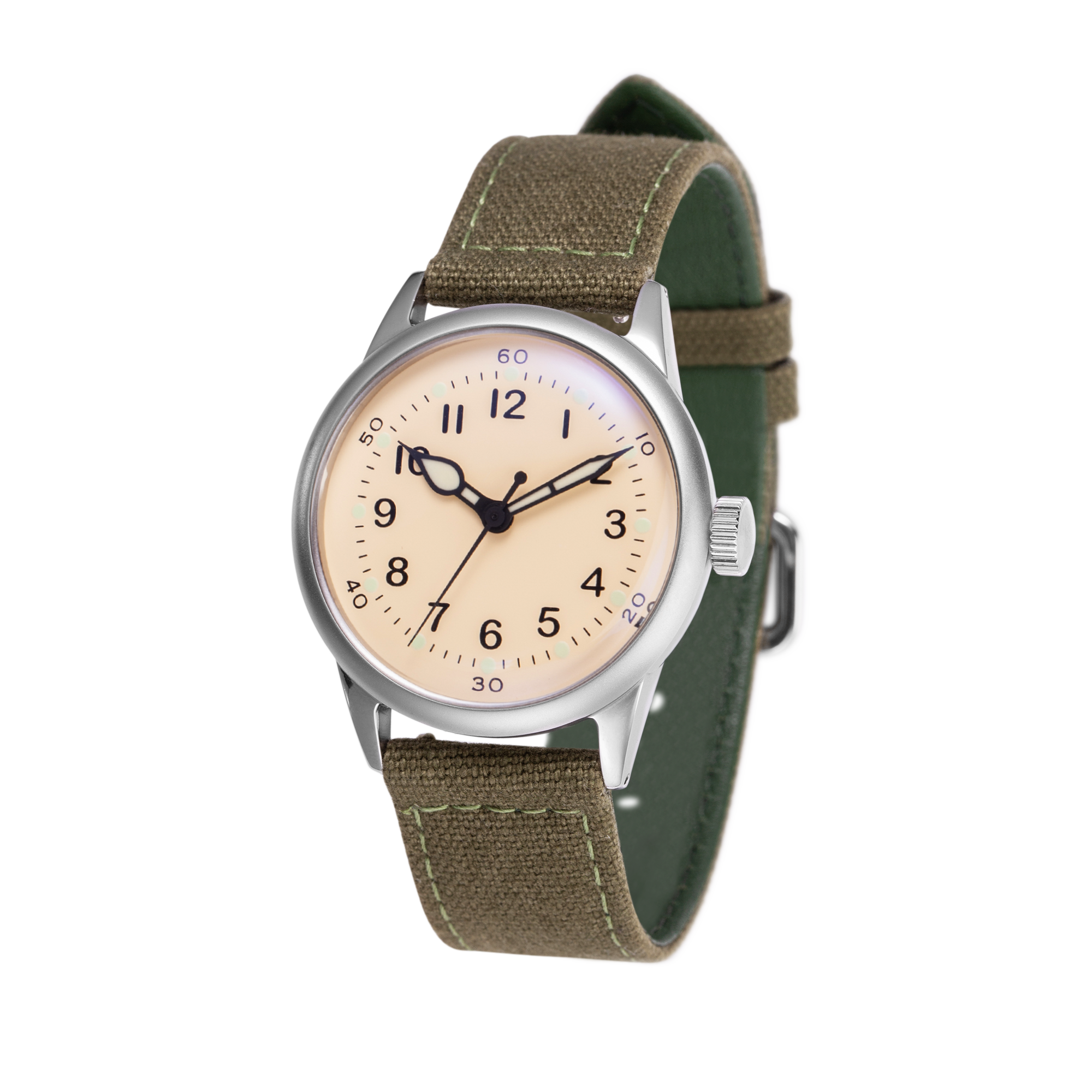 The Best WW2 Military Reissue? - Longines Heritage (38mm) vs Vertex M100A  (40mm) Watch Review - YouTube