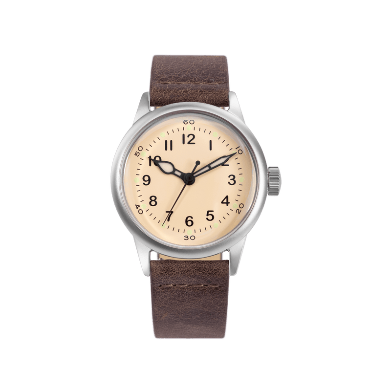 Service Watch - White Leather - Praesidus