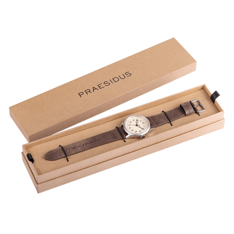Service Watch - White Leather - Praesidus