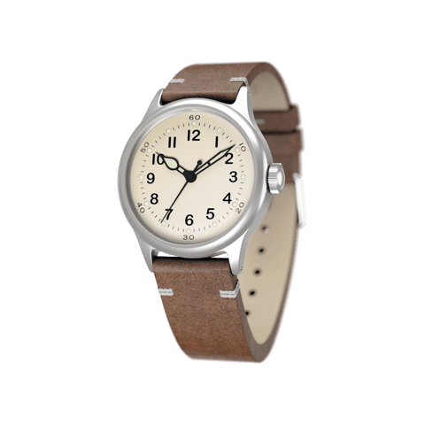 Service Watch - White Leather - Praesidus