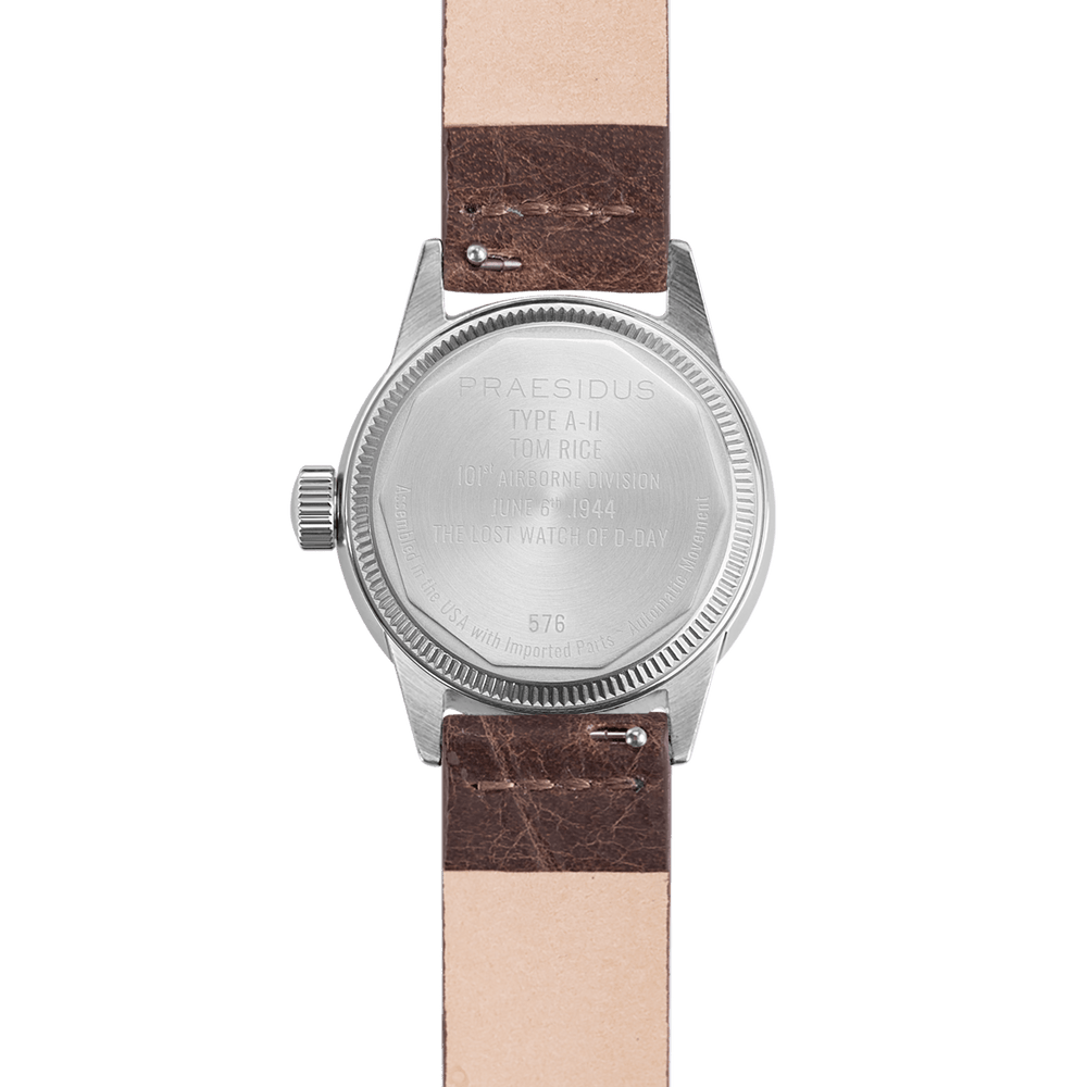 White Dial Military Watches With Leather Strap Tom Rice | Praesidus
